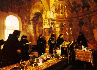 Monks at Trapeza